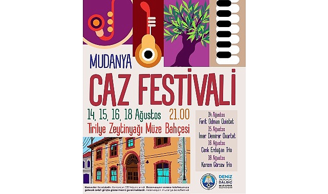 Mudanya&rsquo;da caz r&uuml;zgarı esecek