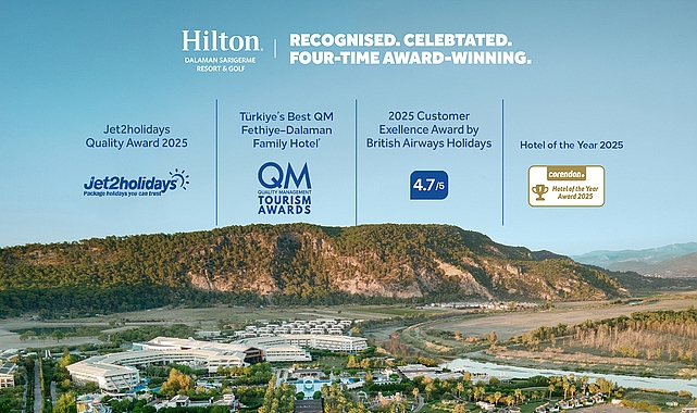 M&uuml;kemmellikle Tanınan, Tutarlılıkla Tanımlanan  Bir Başarı Hikayesi:  Hilton Dalaman Sarıgerme Resort &amp; Golf&rsquo;e  Uluslararası &Ouml;d&uuml;l Yağdı