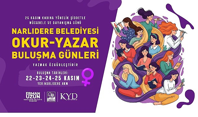 Narlıdere Okur-Yazar G&uuml;nleri 22 Kasım'da Başlıyor