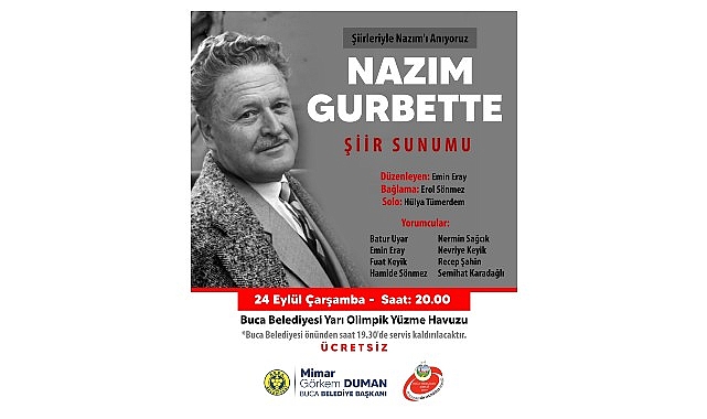 N&acirc;zım Hikmet en g&uuml;zel eserleriyle Buca&rsquo;da anılacak