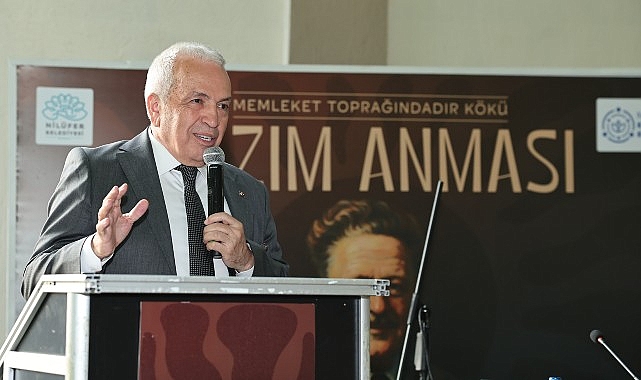 N&acirc;zım Hikmet Nil&uuml;fer&rsquo;de anıldı
