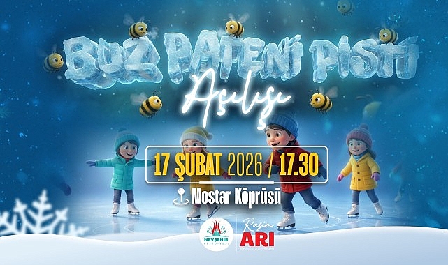 Nevşehir Belediyesi Buz Pateni Pisti Yarın A&ccedil;ılıyor