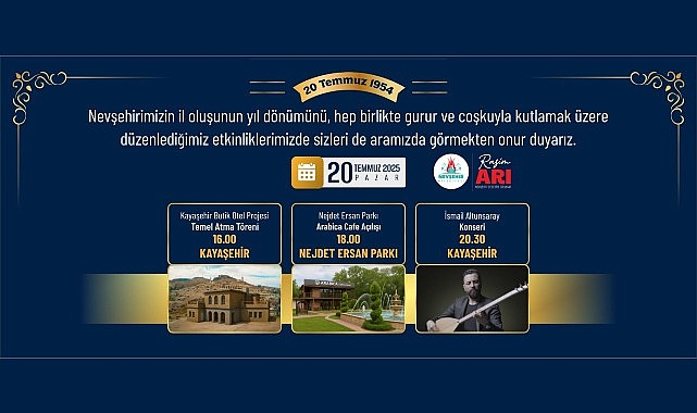 Nevşehir Belediyesi Gururla Sunar; &Uuml;&ccedil;&uuml; Bir Arada