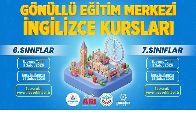 Nevşehir Belediyesi&rsquo;nde G&ouml;n&uuml;ll&uuml; Eğitim Kursları İ&ccedil;in Geri Sayım Başladı!