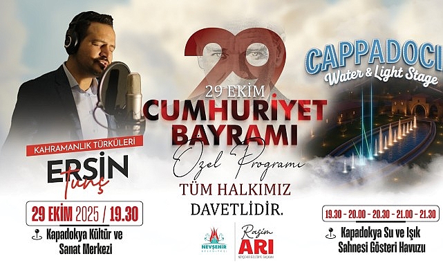Nevşehir Belediyesi&rsquo;nden 29 Ekim Coşkusuna &Ouml;zel Programlar