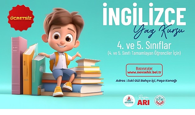 Nevşehir Belediyesi&rsquo;nden İngilizce Yaz Kursu
