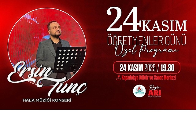 Nevşehir Belediyesi&rsquo;nden &Ouml;ğretmenler G&uuml;n&uuml;&rsquo;ne &Ouml;zel Konser