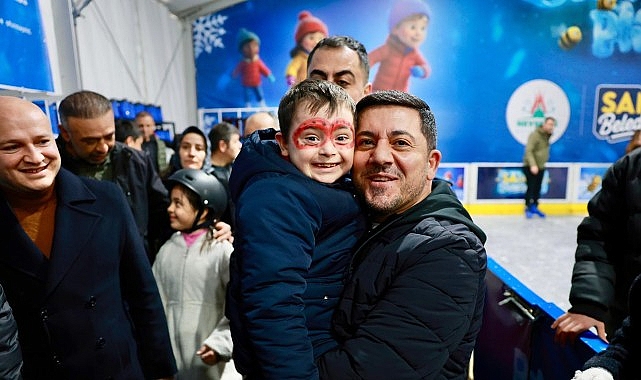 Nevşehir Buz Pateni Pisti T&ouml;renle Hizmete A&ccedil;ıldı