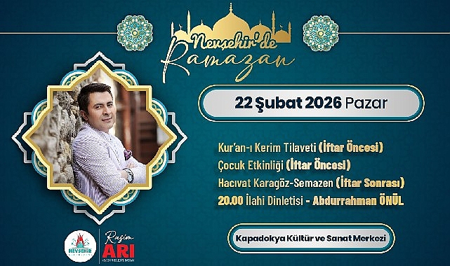 Nevşehir&rsquo;de Abdurrahman &Ouml;n&uuml;l Konseri D&uuml;zenlenecek