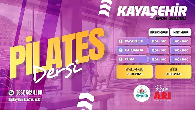 Nevşehir&rsquo;de Kadınlara &Ouml;zel Pilates Ders Kayıtları Başladı