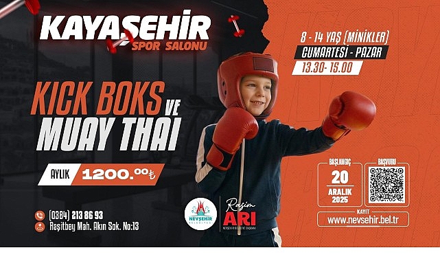 Nevşehir&rsquo;de Minikler ve Yetişkinler İ&ccedil;in Kick Boks ve Muay Thai Kursları