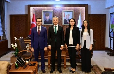 NEV&Uuml; Akademisyenlerinden Vali K&ouml;k&rsquo;e Hayırlı Olsun Ziyareti