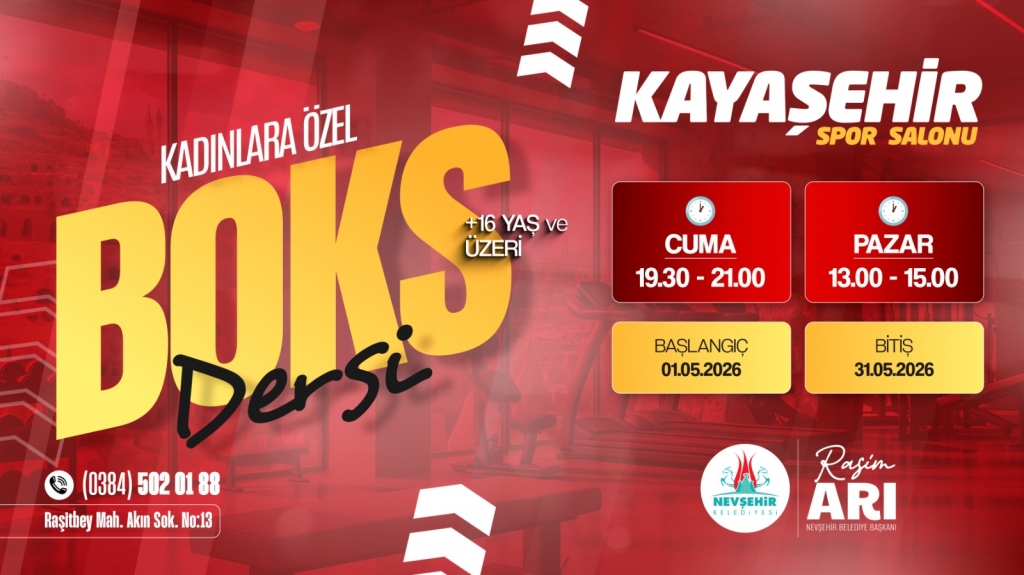Nevşehir'de Kadınlara &Ouml;zel Boks Kursu Başlıyor!