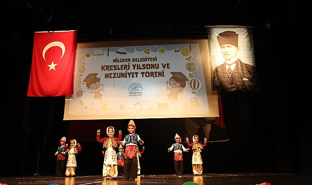 Nil&uuml;fer Belediyesi kreşlerinde yıl sonu heyecanı