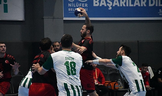 Nil&uuml;fer Belediyespor hentbolda farklı kazandı