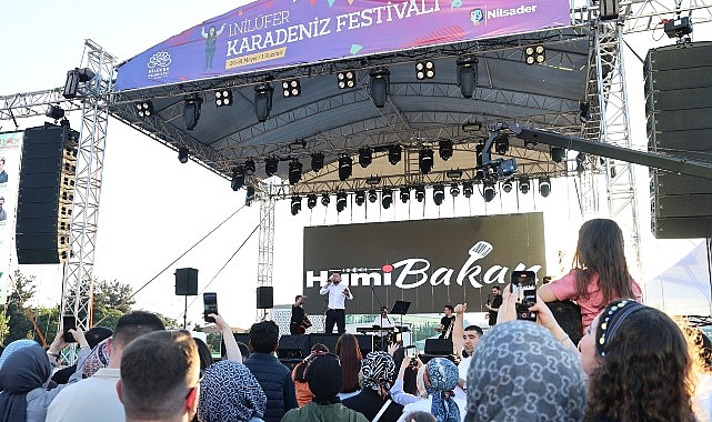 Nil&uuml;fer&rsquo;de Karadeniz Festivali sona erdi
