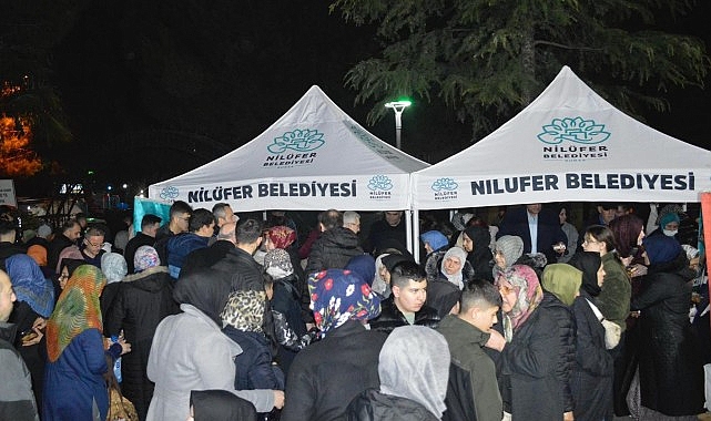 Nil&uuml;ferliler Kadir Gecesi&rsquo;nin maneviyatını yaşadı