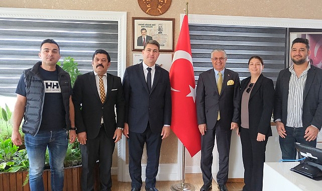 Oda Başkanı &Ccedil;elik&rsquo;ten Başkan Topaloğlu&rsquo;na ziyaret