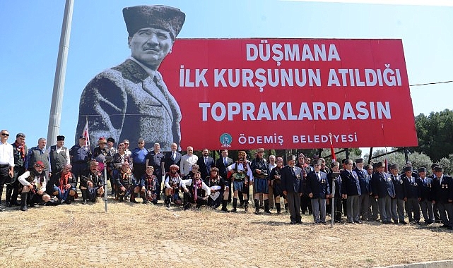 &Ouml;demiş&rsquo;te İlkkurşun Direnişi&rsquo;nin 107. yılı kutlandı