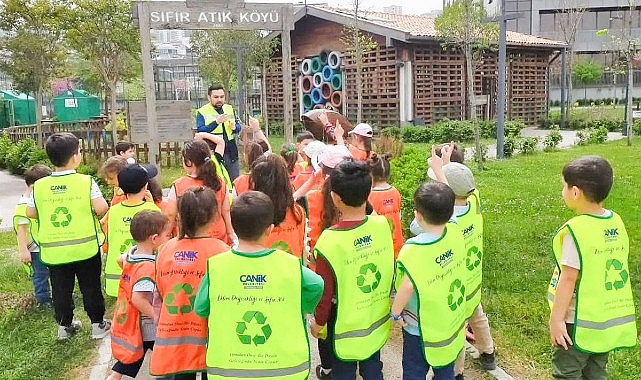 &Ouml;d&uuml;ll&uuml; Canik Sıfır Atık K&ouml;y&uuml;&rsquo;nde Doğa Dostu Nesiller Yetişiyor