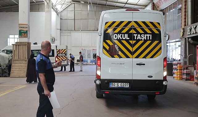 Okul Servislerine Y&ouml;nelik Kapsamlı Denetim Yapıldı