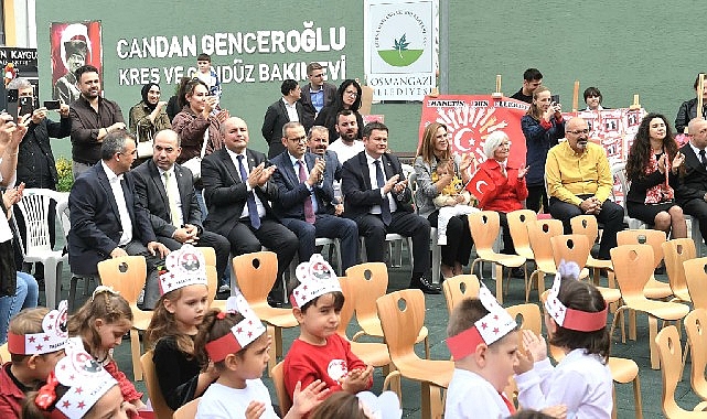 Osmangazi Belediyesi&rsquo;nin Kreşlerinde Cumhuriyet Coşkusu