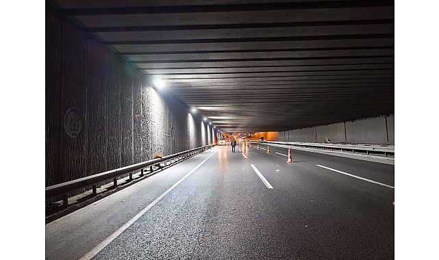 Osmangazi K&ouml;pr&uuml;s&uuml; T&uuml;neli, LED sistemiyle ışıl ışıl