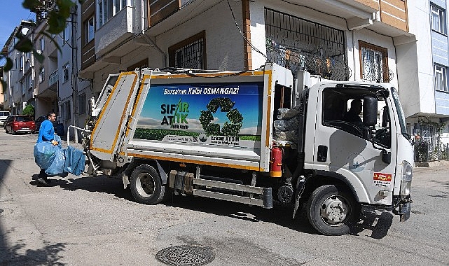 Osmangazi&rsquo;de Ambalaj Atıkları Kapı Kapı Toplanıyor