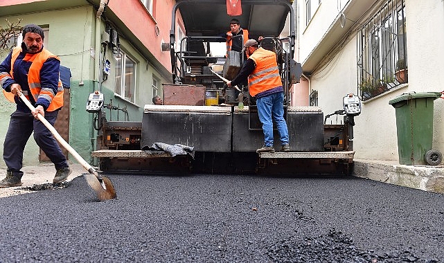 Osmangazi&rsquo;de &Ccedil;iftehavuzlar Mahallesi Kına Sokak&rsquo;a Yeni Asfalt