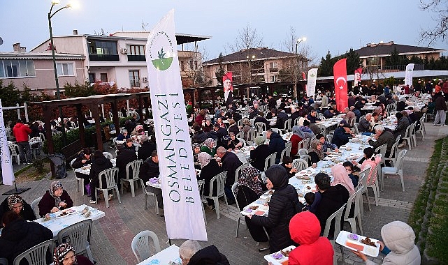 Osmangazi&rsquo;de G&ouml;n&uuml;l Sofraları Yenibağlar&rsquo;da Kuruldu