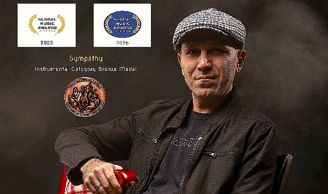 &Ouml;zg&uuml;r Aydın&rsquo;ın 'Sympathy' Alb&uuml;m&uuml;ne Global Music Awards&rsquo;tan &Ouml;d&uuml;l