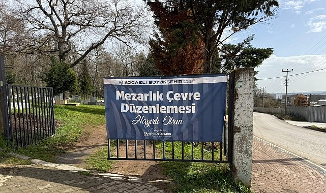 Pelitli Mezarlığı&rsquo;nda tel &ccedil;it ve panel uygulaması