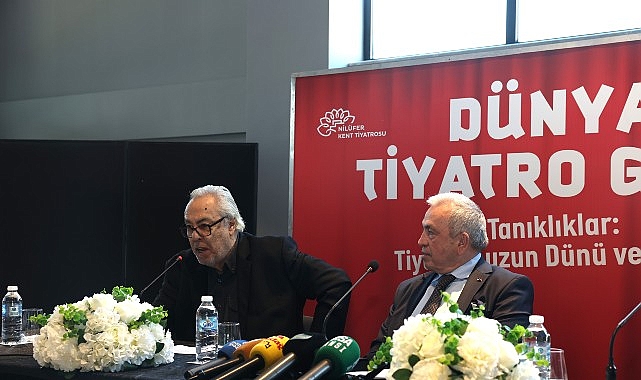 Rutkay Aziz D&uuml;nya Tiyatro G&uuml;n&uuml;&rsquo;nde Nil&uuml;ferlilerle buluştu