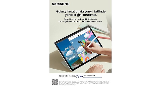 Samsung&rsquo;dan s&ouml;mestr tatiline &ouml;zel Galaxy Tab S10 FE tabletlerde indirim avantajı