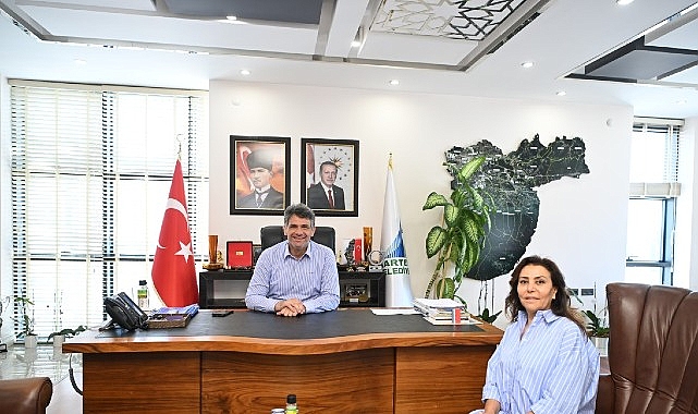 Şef Ayten Saner&rsquo;den Başkan Kocaman&rsquo;a Ziyaret