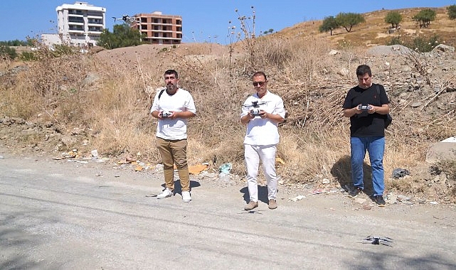 Seferihisar Belediyesi&rsquo;nden drone destekli ka&ccedil;ak hafriyat denetimi