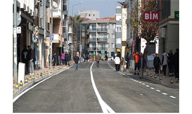 Seferihisar Şehit General Temel Cing&ouml;z Caddesi yenilendi