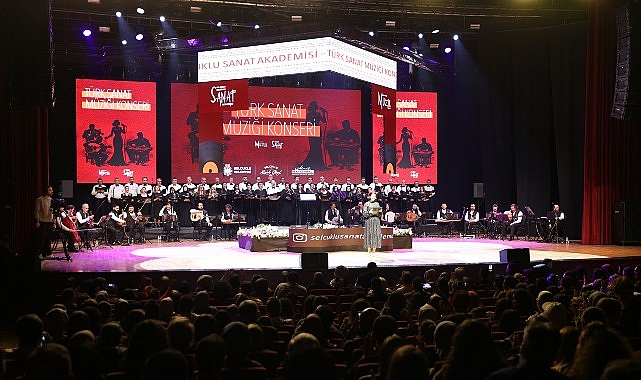 Sel&ccedil;uklu Belediyesi Sanat Akademisi&rsquo;nden T&uuml;rk Sanat M&uuml;ziği Ziyafeti