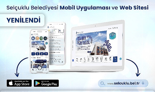 Sel&ccedil;uklu Belediyesi yenilenen web sitesi ve mobil uygulamasıyla vatandaşlara bir&ccedil;ok yeniliği sunuyor