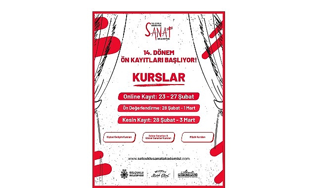 Sel&ccedil;uklu Sanat Akademisi&rsquo;nde 14. D&ouml;nem &Ouml;n Kayıtları Başladı
