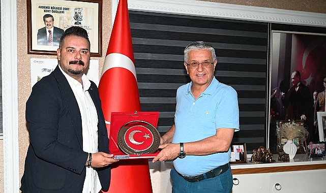 Sendika Başkanı Mutaf&rsquo;tan Başkan Topaloğlu&rsquo;na ziyaret