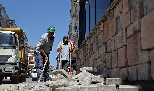 Sokak ve Caddelerde Bakım Onarım &Ccedil;alışmaları S&uuml;r&uuml;yor