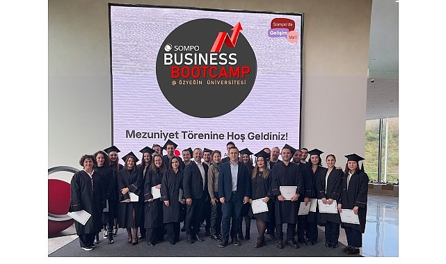 Sompo Sigorta Business Bootcamp Sertifika Programı d&ouml;rd&uuml;nc&uuml; d&ouml;nem mezunlarını verdi