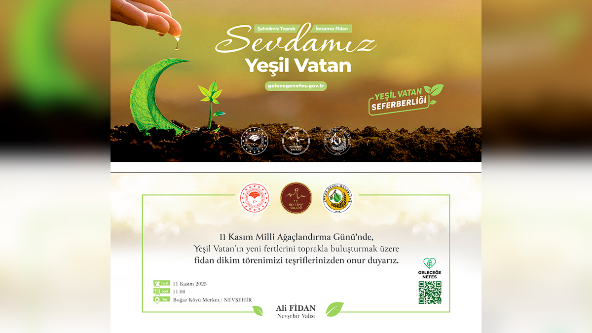 Nevşehir'de "Yeşil Vatan" Seferberliği