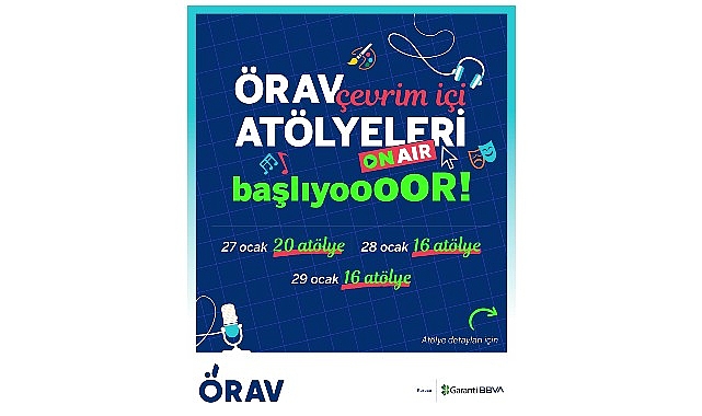 Takvimlere Sığmayan Bir &Ouml;ğrenme Yolculuğu Başlıyor:  &Ouml;RAV &Ccedil;evrim İ&ccedil;i At&ouml;lyeleri Yıl Boyunca &Ouml;ğretmenlerle