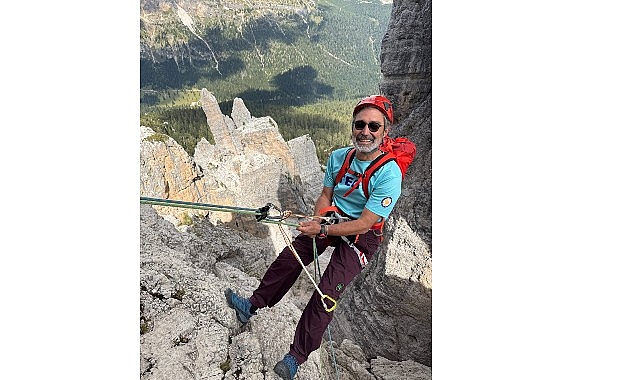 TEGV eğitim g&ouml;n&uuml;ll&uuml;s&uuml; M. Sacit Erdem, Dolomoti Dağlarına tırmanışıyla 350 &ccedil;ocuğun eğitimine destek oldu