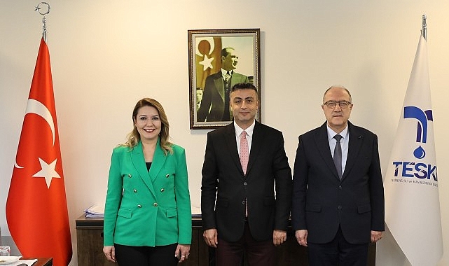 "Tekirdağ B&uuml;y&uuml;kşehir Belediye Başkanı Candan Y&uuml;ceer ve TESKİ Genel M&uuml;d&uuml;r&uuml; Dr. Onur &Ouml;zg&uuml;l&rsquo;e Ziyaret