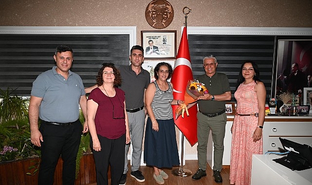 Tekirova Halit Narin İlk&ouml;ğretim Okulu&rsquo;ndan Başkan Topaloğlu&rsquo;na Ziyaret
