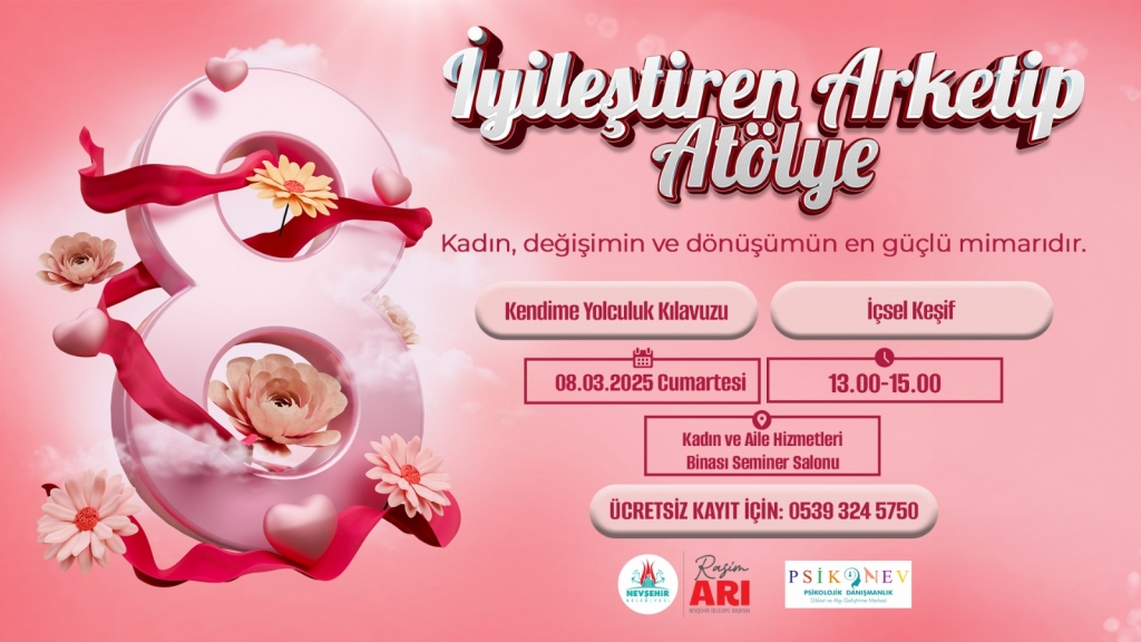 Nevşehir Belediyesi Kadınlar G&uuml;n&uuml; İ&ccedil;in At&ouml;lye D&uuml;zenliyor