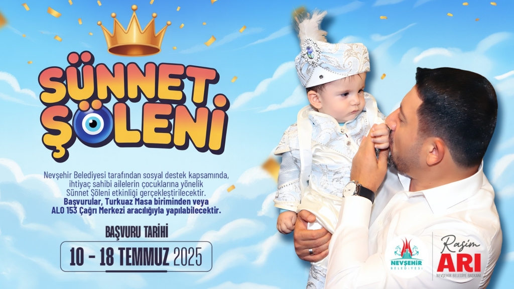 Nevşehir Belediyesi'nden &Uuml;cretsiz S&uuml;nnet Ş&ouml;leni